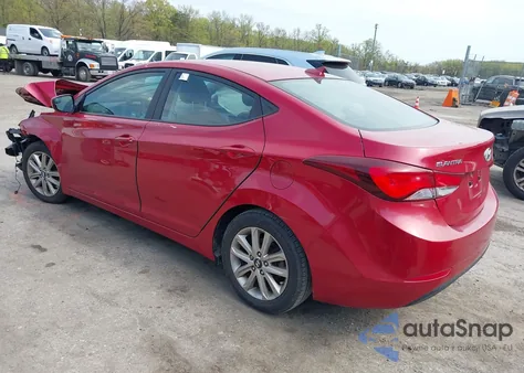2016 Hyundai Elantra Se from USA, damaged, VIN KMHDH4AE6GU542391